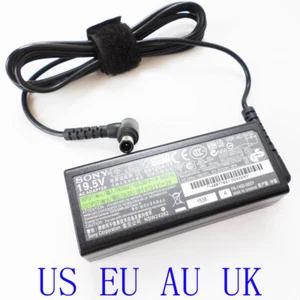 Original AC Adapter Laptop Charger For SONY VAIO 091204-11 VGP-AC19V39 19.5V 2A - Picture 1 of 4
