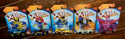 Lot of 5 Hot Wheels Marvel X-MEN Diecast Vehicles (2021, Mattel) Free Shipping! - Image 1 of 2