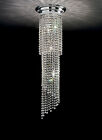 Decke Kelche Wein Decke Kristall Wasserfall Modernes Design 3 Lichter MS-295