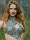 Chainmail Butted Bra & Neck Set 9mm medieval punk goth lingerie cosplay festival