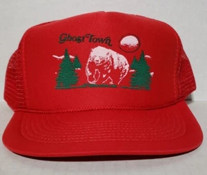 vtg '80s ghost town in the sky Gatlinburg Tenn red foam trucker hat cap - Bild 1 von 10