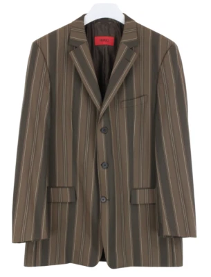 Hugo Boss Albo / Hago-Wim Blazer Men Large Wool Notched Lapel Lined Button - Image 1 of 4