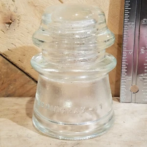Hemingray 17 Glass Telephone Pole Insulator USA 10 58 Swanky Barn - Picture 1 of 12
