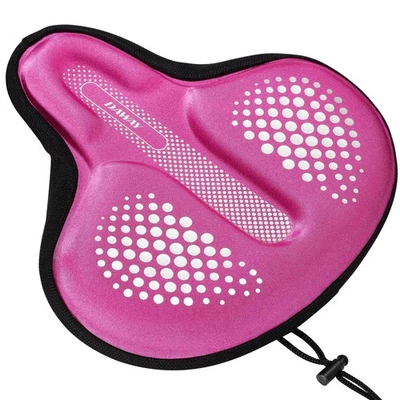 Cojín de asiento de bicicleta cómodo extra grande C9 - bicicleta acolchada de espuma viscoelástica ancha S... Foto 1 de 4