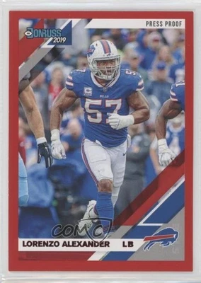 2019 Panini Donruss Press Proof Red Lorenzo Alexander #39 - Image 1 of 2