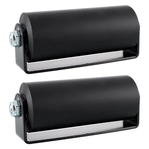 2 Pezzi Rullo Guida Cancello Scorrevole, 6 Guide per Cancelli Rotanti con Staffa a C, Nylon S... - Foto 1 di 7