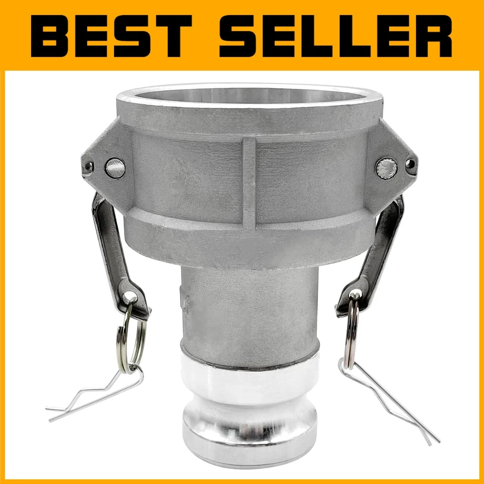 Montaje de ranura y leva macho de 3" hembra a 2" de alta resistencia para conexiones confiables Foto 1 de 4