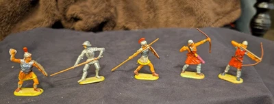 Эластолин римские солдаты лот из 5 -40 мм - Изображение 1 из 3