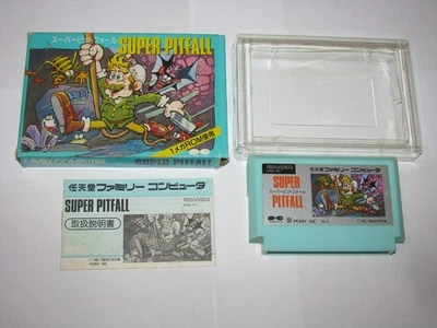 Super Pitfall Famicom NES Japón importación + caja manual CIB vendedor de EE. UU. Foto 1 de 4
