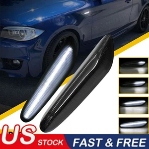 Smoke LED White Signal Side Lights Marker Lamp For BMW E90 E83 E92 E82 E46 E60 - Bild 1 von 11