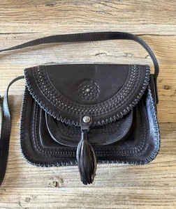 Patricia Nash Beaumont Smoke Black Leather Purse Style P43106 - Picture 1 of 10