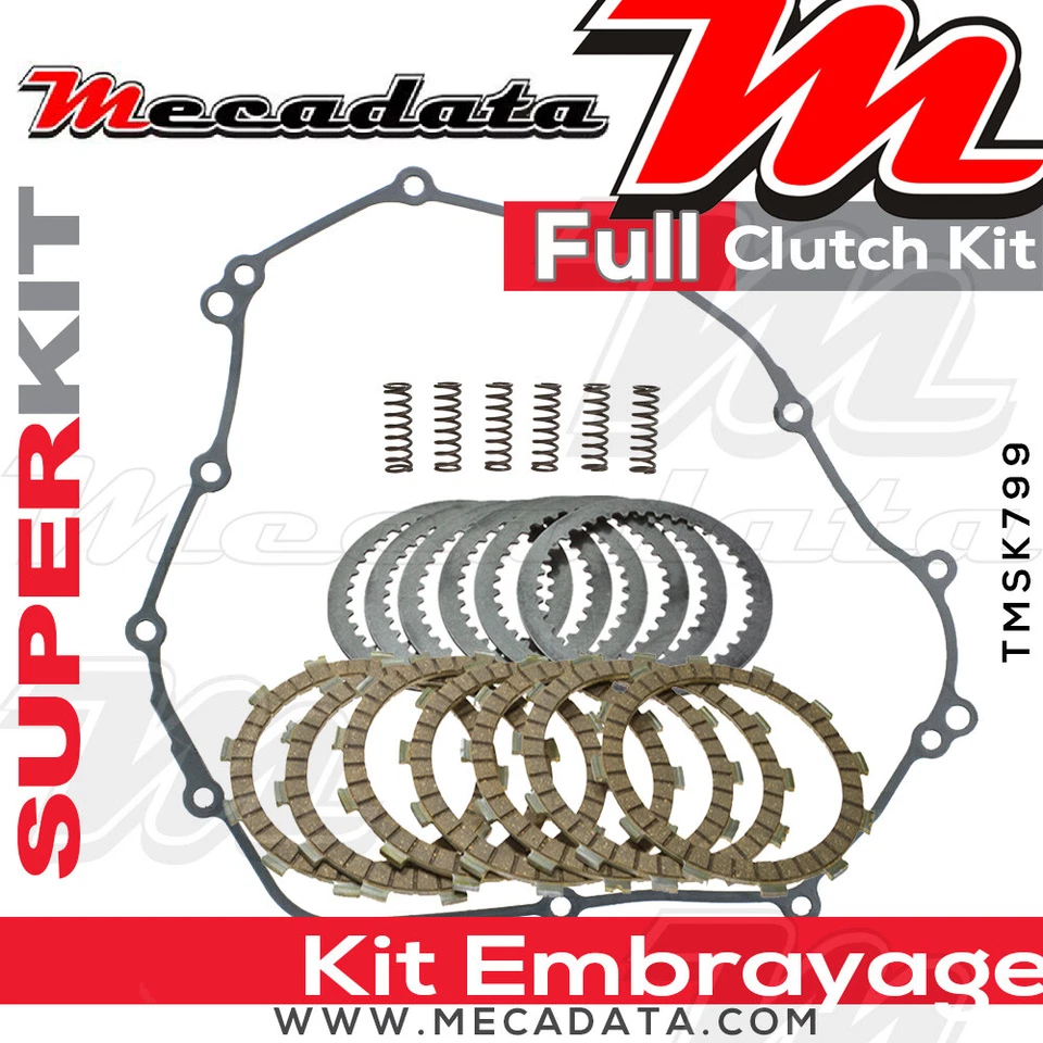 Kit embrayage (disques garnis/lisses/ressorts/joint) Yamaha MT-07 2016 - Photo 1/1