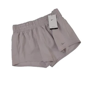Nike Womens Small One Dri-FIT Mid Rise 3" Brief Lined Shorts New - Picture 1 of 10