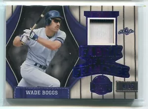 2024 Leaf Bronx Legacy Wade Boggs Tela de la Franquicia GU JERSEY 4/15 YANKEES - Imagen 1 de 1