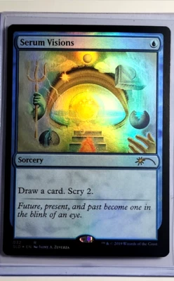 2019 MTG Magic the Gathering SLD Secret Lair Drop Foil #32 Serum Visions - Image 1 of 2