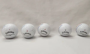 Set of 5 Callaway Chrome Soft Golf #1, #2, and #4 Balls - Picture 1 of 2