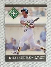 1991 Fleer Ultra Rickey Henderson #393 Baseball Card Oakland Athletics HOF