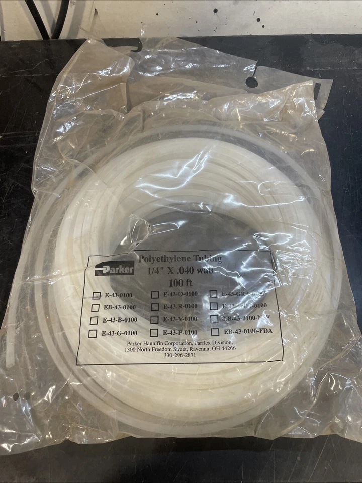 PARKER E-43-0100 Tubing,Natural,Overall 100 ft L - Image 1 of 2