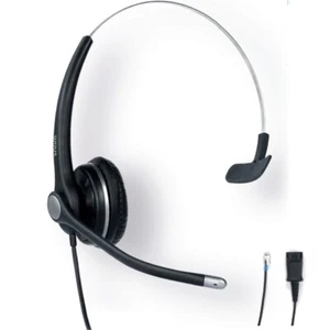 Snom SNO-A100M Cuffie cablate QD sgancio rapido archetto orecchio singolo cavo 1 m con clip - Foto 1 di 2