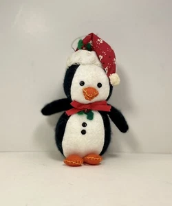 Decorazione albero di Natale pinguino di peluche - Foto 1 di 8