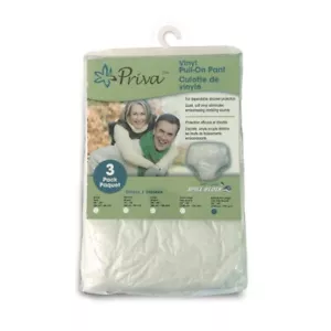 Washable Unisex Vinyl Pull On Pant | Medium | Pack of 3 - Picture 1 of 2