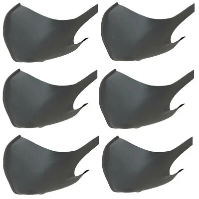 Unisex Pack of 6 Washable Breathable Reusable Mouth Protection Face Covering - Image 1 of 2