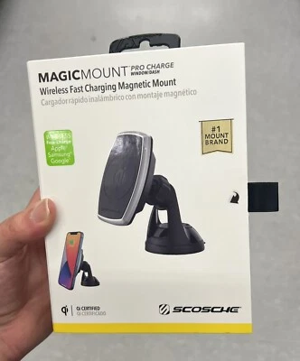 Scosche MagicMount Charging Magnetic Windshield/Dash Mount - Image 1 of 4