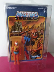 Super7 Reaction BEAST MAN Masters of the Universe MOTU in Ultimate Guard Blister - Bild 1 von 6