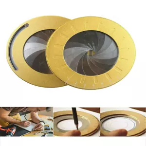 Adjustable Circular Drawing Circle Tool Set Stainless Steel Measuring Ruler - Picture 1 of 12