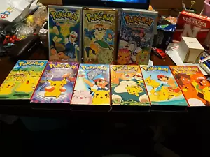 Pokémon vhs set of 9 Movies and TV shows - Picture 1 of 7