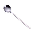 5 Pcs Stainless Steel Round Spoons Coffee Spoons Bouillon Spoons for