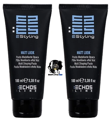 2X ECHOS LINE MATT LOOK 100ML PASTA MODELLANTE OPACA PROFESSIONAL ECHOSLINE