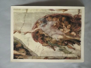 Michelangelo painting poster print Citta Del Vaticano-Cappella Sistina - Picture 1 of 9