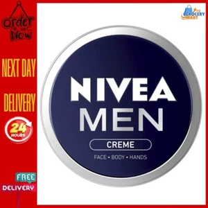 NIVEA MEN - Crème Moisturiser - Face, Hand & Body Cream All Skin Types - 150 ml - Picture 1 of 6