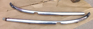 1949 - 1952 Chevy Lower WINDSHIELD REVEAL TRIM MOLDINGS Original GM pair Pontiac - Picture 1 of 20