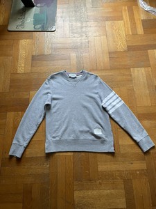thom browne blue moletom com capuz