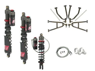 Amortecedores dianteiros traseiros LSR Lone Star Sport A-Arms Elka Stage 5 Suzuki LTZ400 03-04 - Imagem 1 de 3