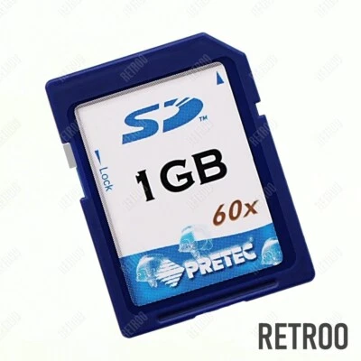 Pretec SD 1GB Memory Card 60x Secure Digital Mobile Phones/Camera/Camcorder/PDA - Image 1 of 2