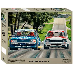 1000pc Ford & Holden Mountain Rivals Themed Jigsaw Puzzle Set 50x70cm 3y+ - Picture 1 of 1