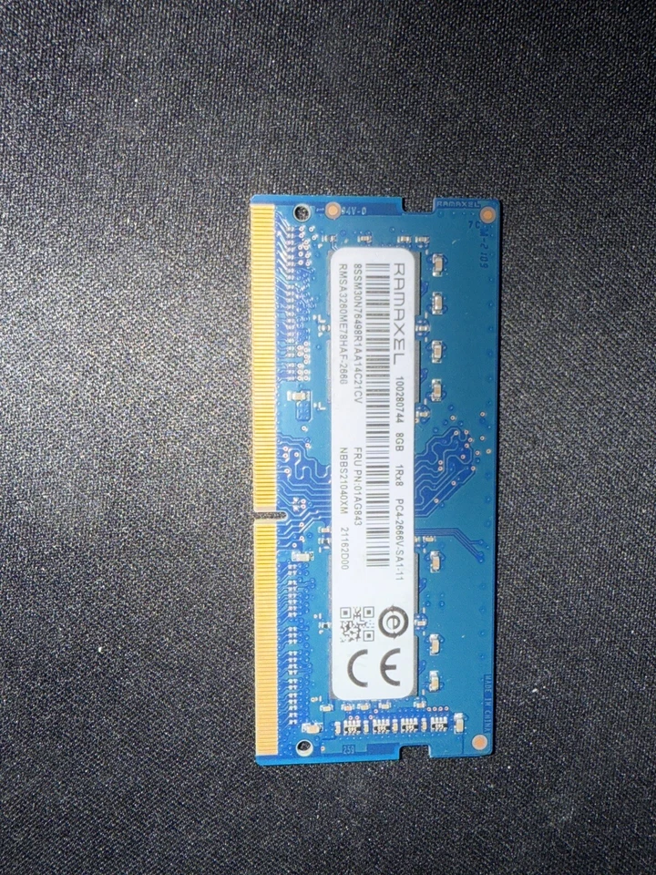 Ramaxel 8GB PC4-21300 (DDR4-2666) Memory (RMSA3260ME78HAF-2666) - Image 1 of 2