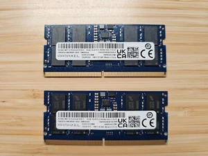 Ramaxel 2 x 16GB DDR5 5600 Laptop SODIMM RAM 1Rx8 PC5-5600B-SA0-1110-XT - Picture 1 of 1