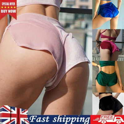Femmes Sexy Sport Shorts Yoga Décontracté Gym Dame Jogging Salon Été Plage / - Immagine 1 di 4