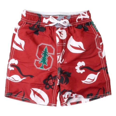 Youth Stanford University Swim Trunks Boys Floral Swim Shorts Cover