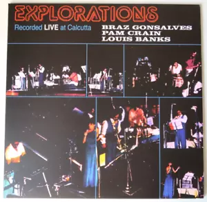 Braz Gonsalves Pam Crain Louis Banks Explorations Live At Calcutta LP 2024 Ltd - Bild 1 von 6