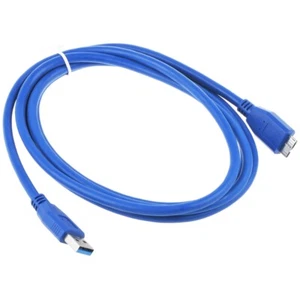 6ft USB 3.0 Data SYNC Cable Cord For WD My Book Duo WDBLWE0080JCH Hard Drive HDD - Picture 1 of 3