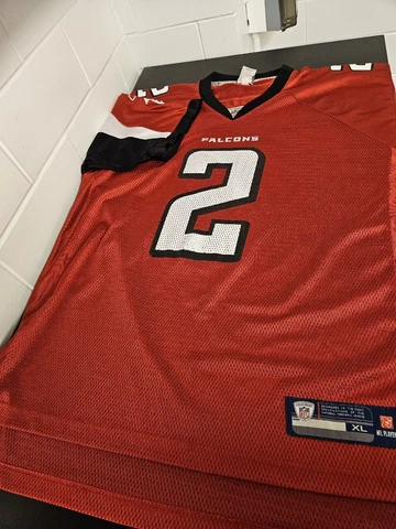 Reebok Jersey Mens Extra Large Red Atlanta Falcons #2 Matt Ryan Stitched Cover