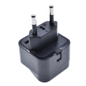 Adapter Converter Universal Brazil Plug to 2 Splitter UK/US/EU/AU 2/3Pin Socket - Picture 1 of 4