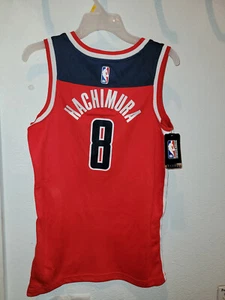 NIKE NBA SWINGMAN JERSEY WASHINGTON WIZARDS RUI HACHIMURA RED MEN'S S - Picture 1 of 3