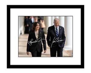 Joe Biden & Kamala Harris Signed 8x10 democrat 2024 autographed president - Picture 1 of 2