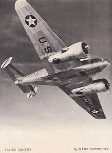Anuncio de avión con cámara voladora 1945 22/10/2024u - Imagen 1 de 1